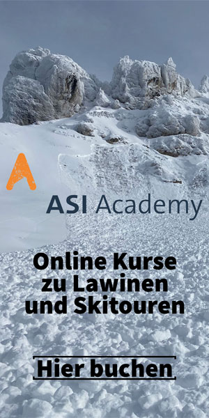 ASI Onlinekurse zu Lawinen und Skitouren